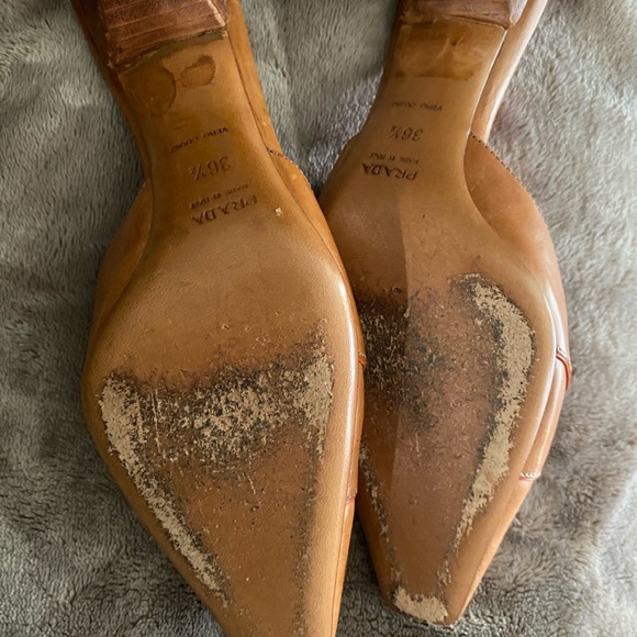 SOLD! Prada Brown Stilettos - Picture 6 of 7